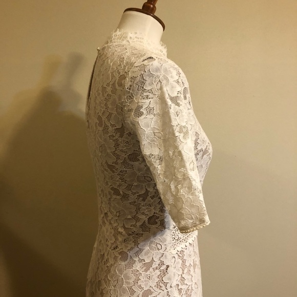 Filly Flair White Lace Flirty Feminine Dress - Picture 14 of 16